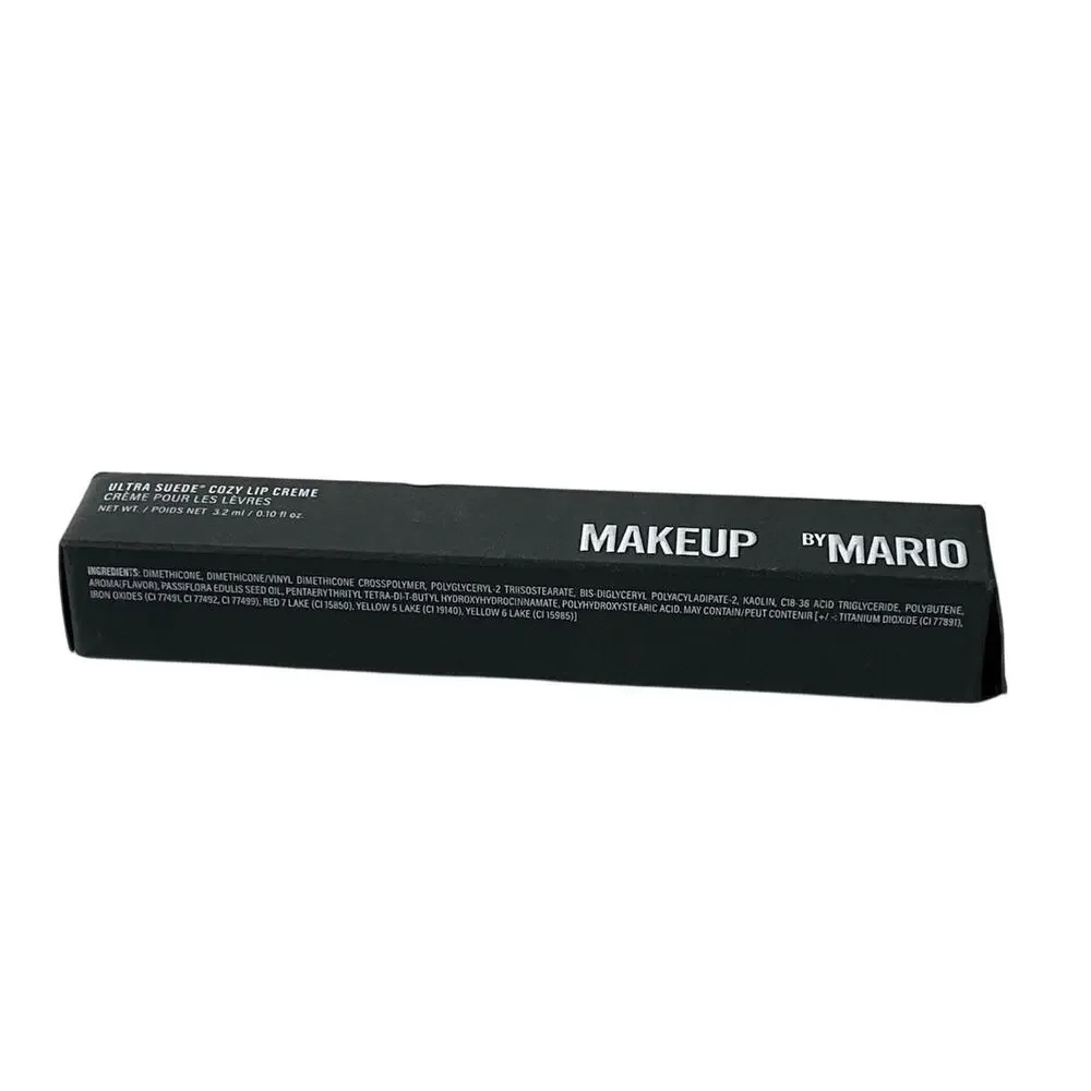 Make Up by Mario Womens Ultra Suede Cozy Lip Creme Vampish NWB Fall